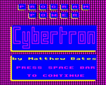 Cybertron (1983)(Micropower-Program Power)[a] screen shot title